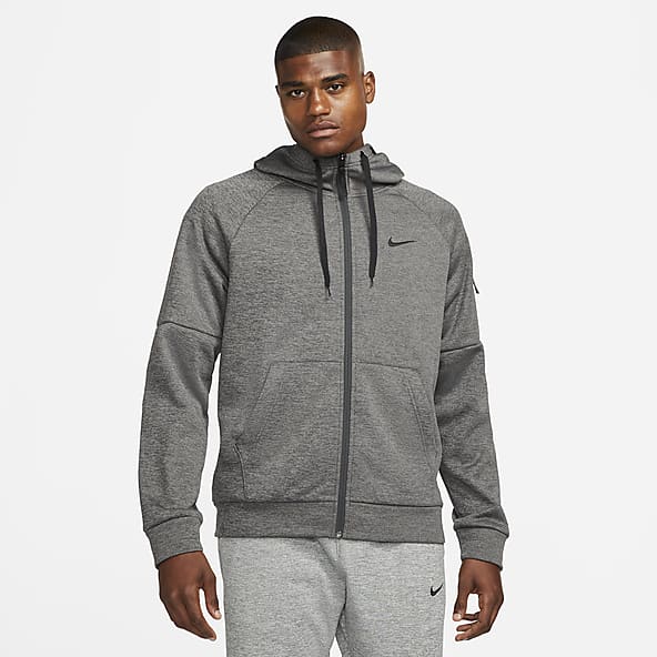 Nike zip up grey hoodie online